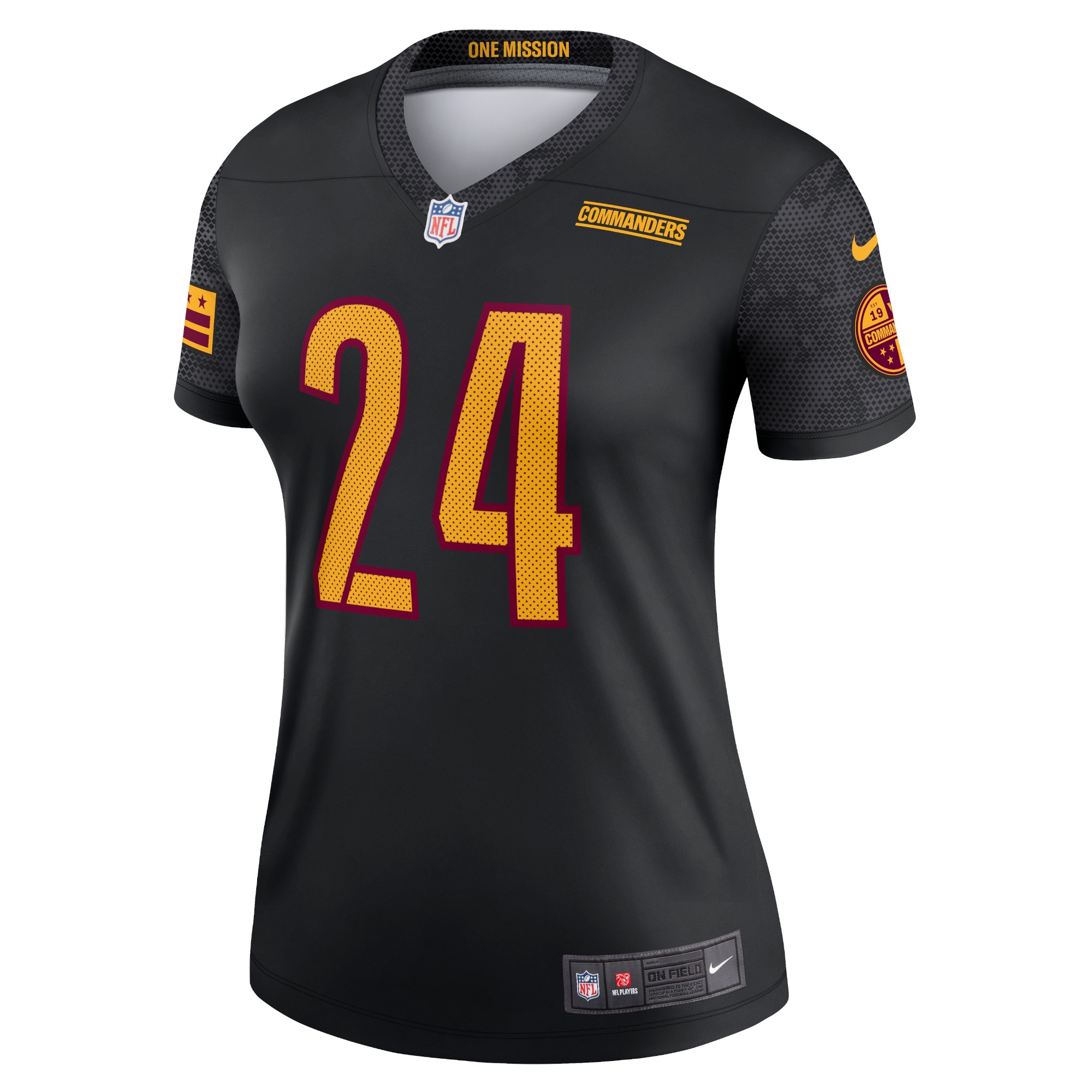 Antonio Gibson Washington Commanders Nike Women’s Alternate Legend Jersey – Black - Image 2