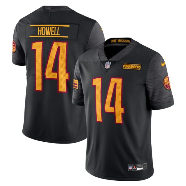 Sam Howell Washington Commanders Nike Alternate Vapor Untouchable Limited Jersey – Black
