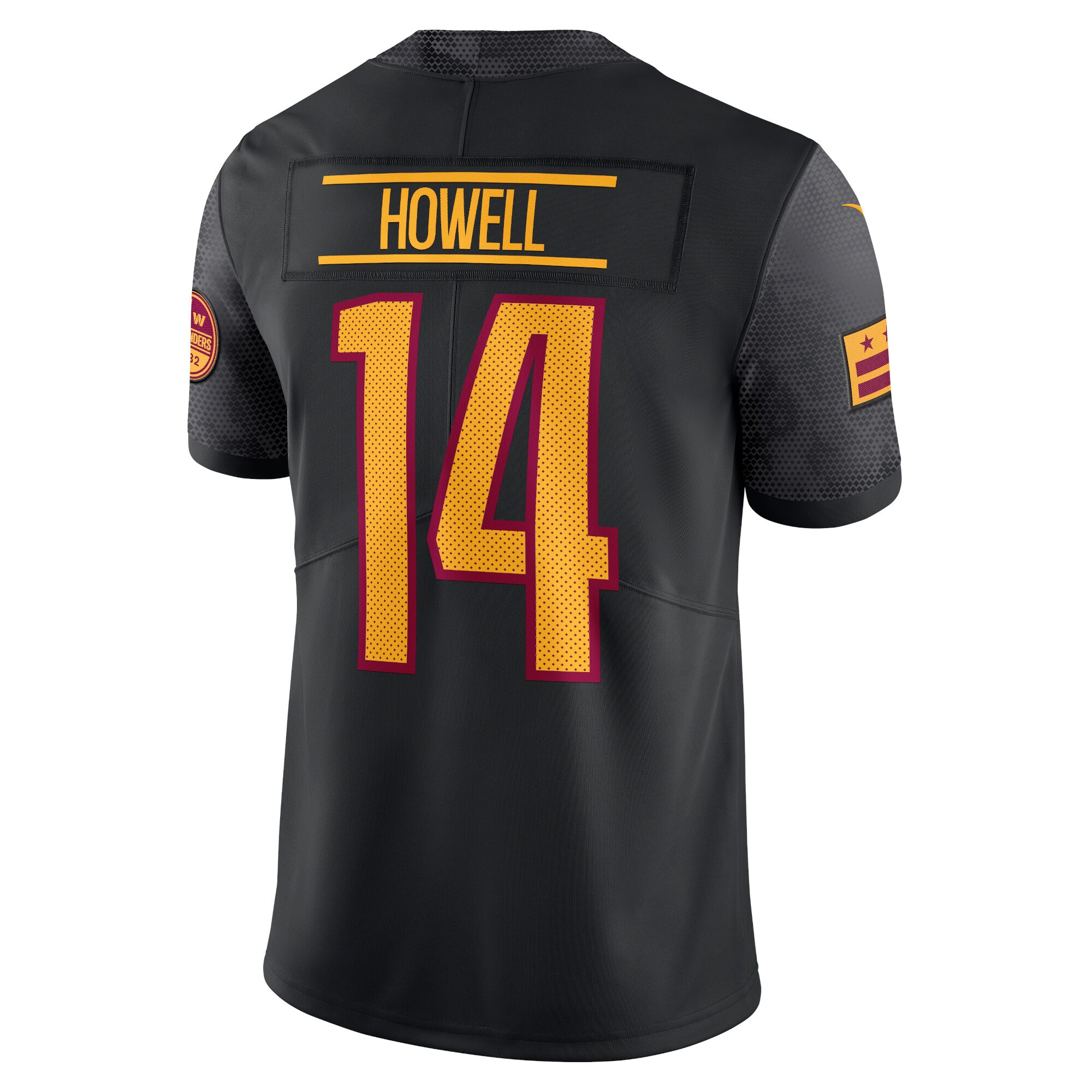 Sam Howell Washington Commanders Nike Alternate Vapor Untouchable Limited Jersey – Black - Image 2
