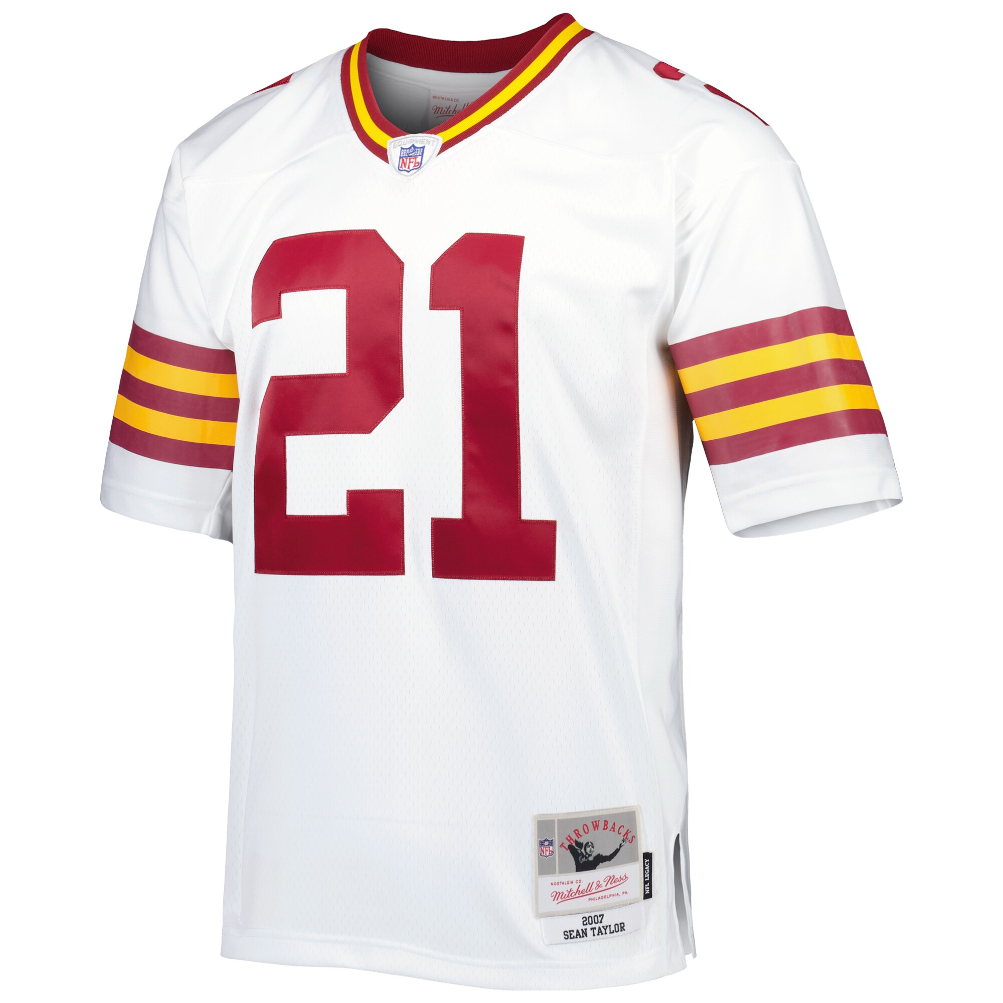 Sean Taylor Washington Commanders Mitchell & Ness Youth 2007 Retired Player Legacy Jersey – White - Image 2