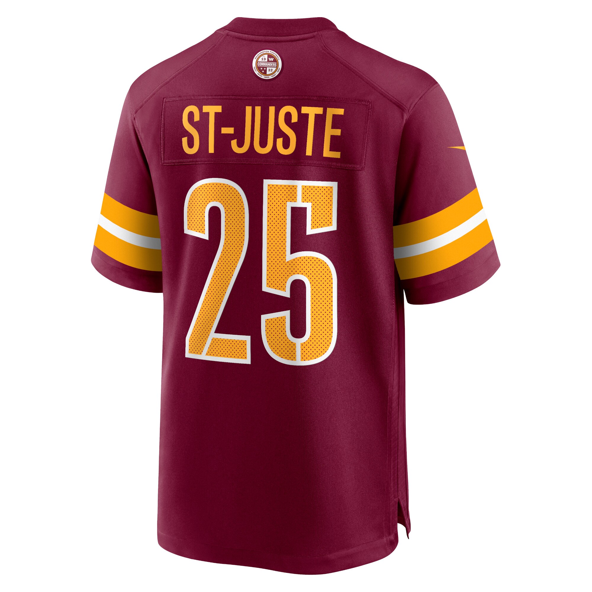Benjamin St-Juste Washington Commanders Nike Player Game Jersey – Burgundy - Image 3