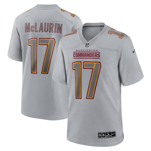 Terry McLaurin Washington Commanders Nike Atmosphere Fashion Game Jersey – Gray
