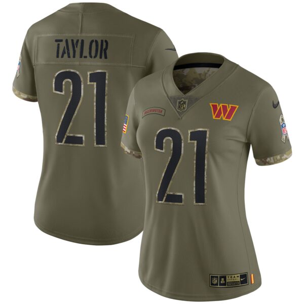 Sean Taylor Washington Commanders Nike Women’s 2022 Salute To Service Retired Player Limited Jersey – Olive