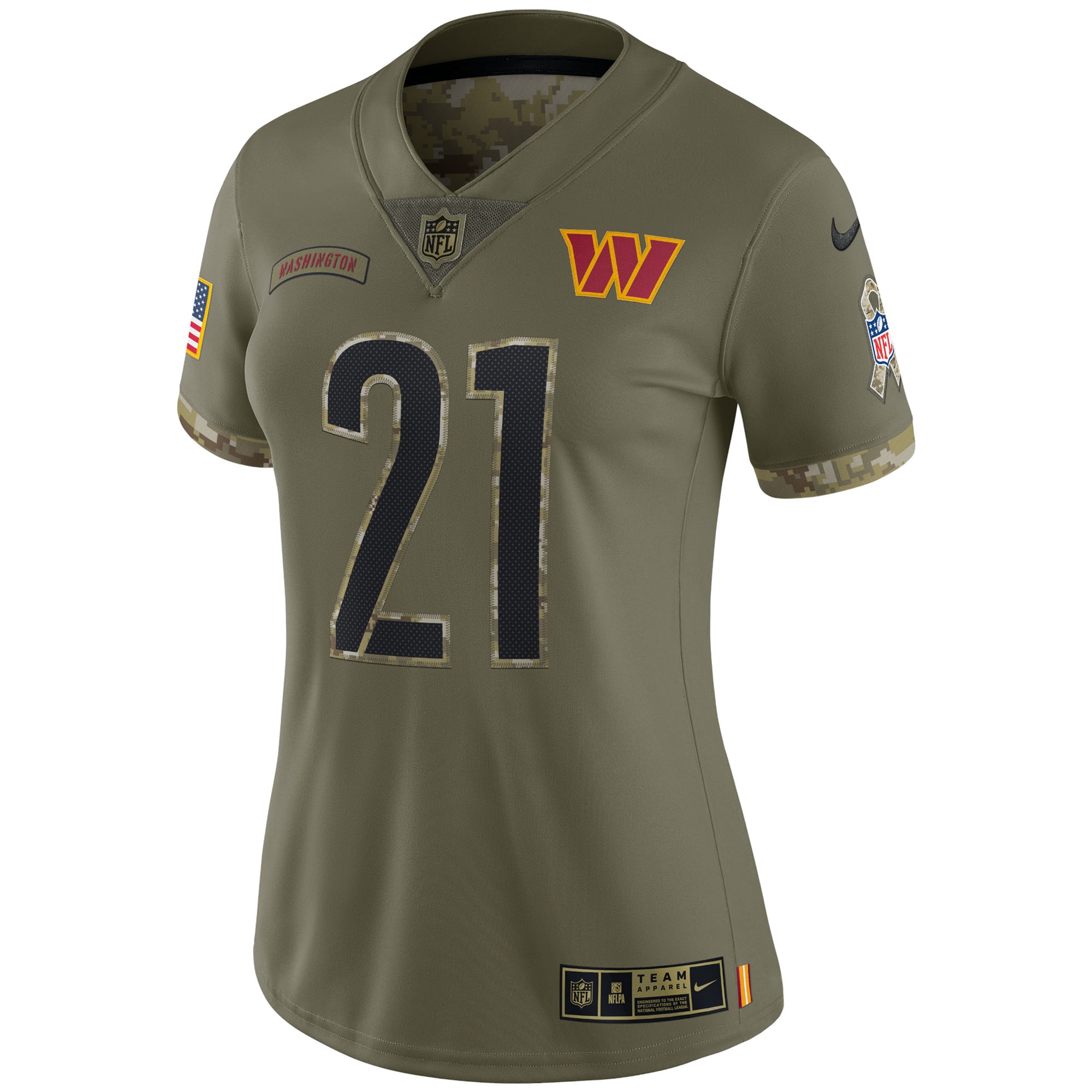 Sean Taylor Washington Commanders Nike Women’s 2022 Salute To Service Retired Player Limited Jersey – Olive - Image 2