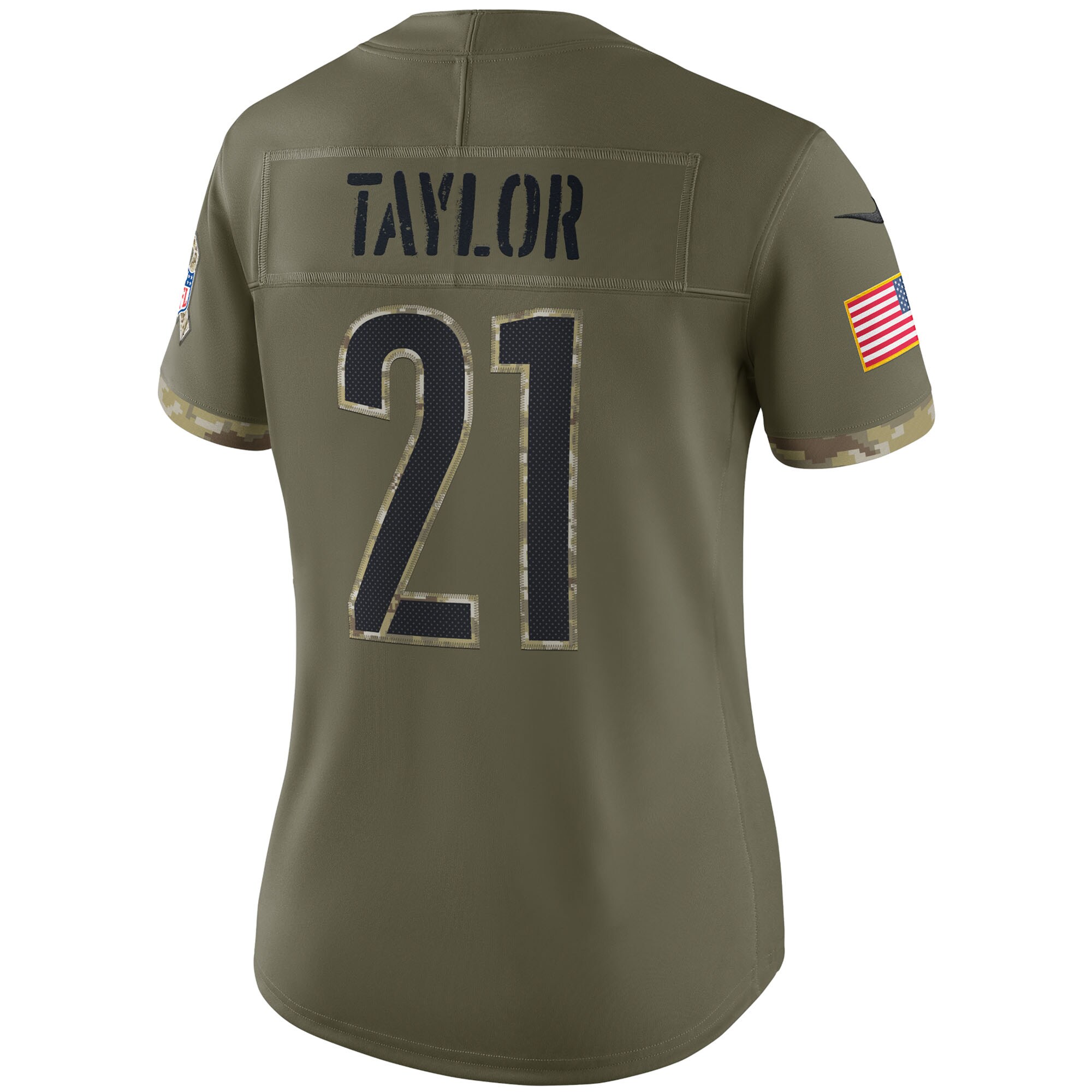 Sean Taylor Washington Commanders Nike Women’s 2022 Salute To Service Retired Player Limited Jersey – Olive - Image 3