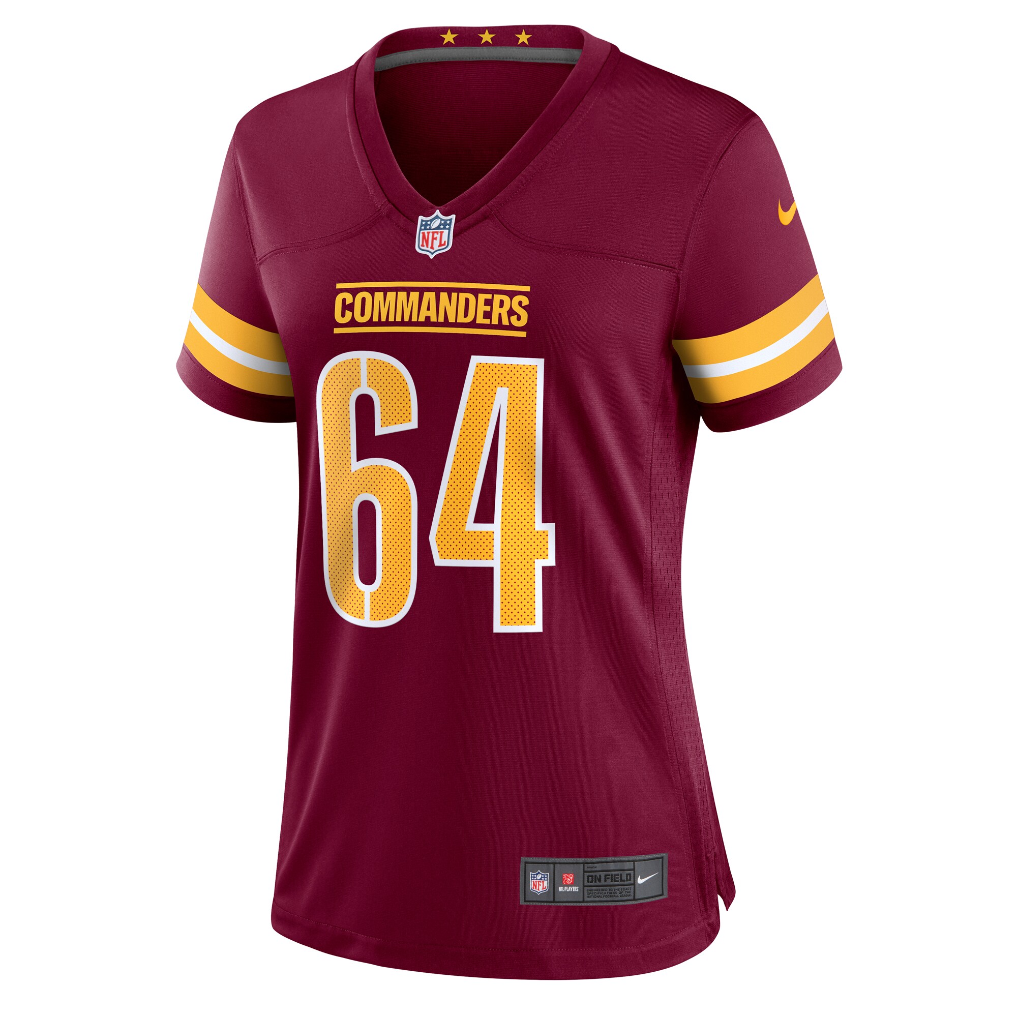 David Bada Washington Commanders Nike Women’s Game Jersey – Burgundy - Image 2