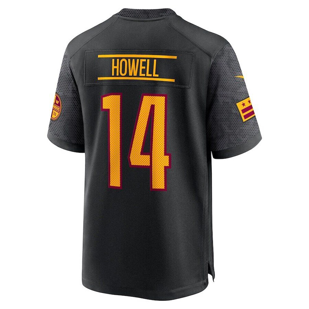 Sam Howell Washington Commanders Nike Youth Game Jersey – Black - Image 2