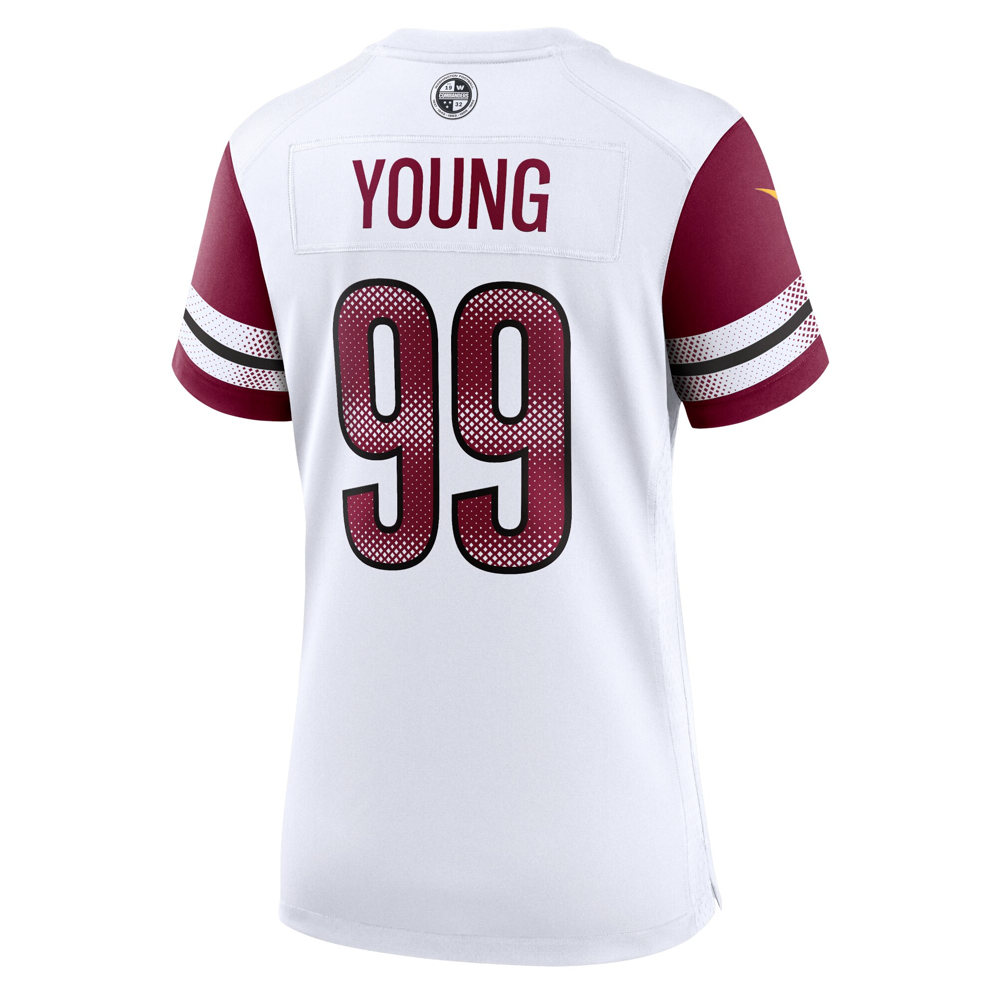 Chase Young Washington Commanders Nike Women’s Player Jersey – White - Image 3
