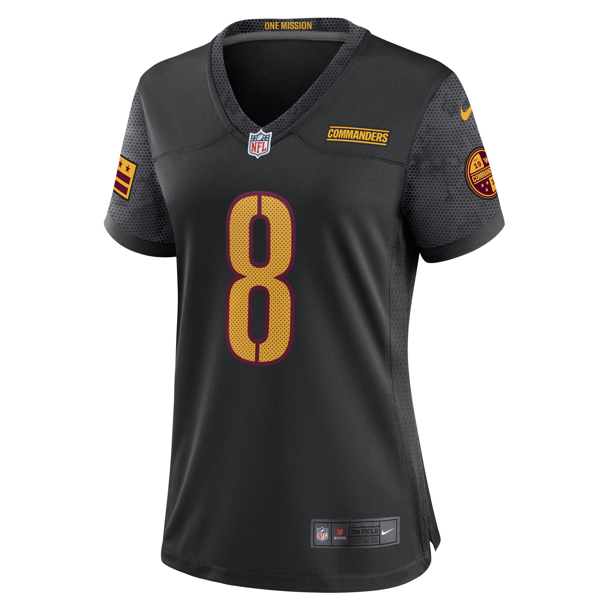 Brian Robinson Jr. Washington Commanders Nike Women’s Player Jersey – Black - Image 2