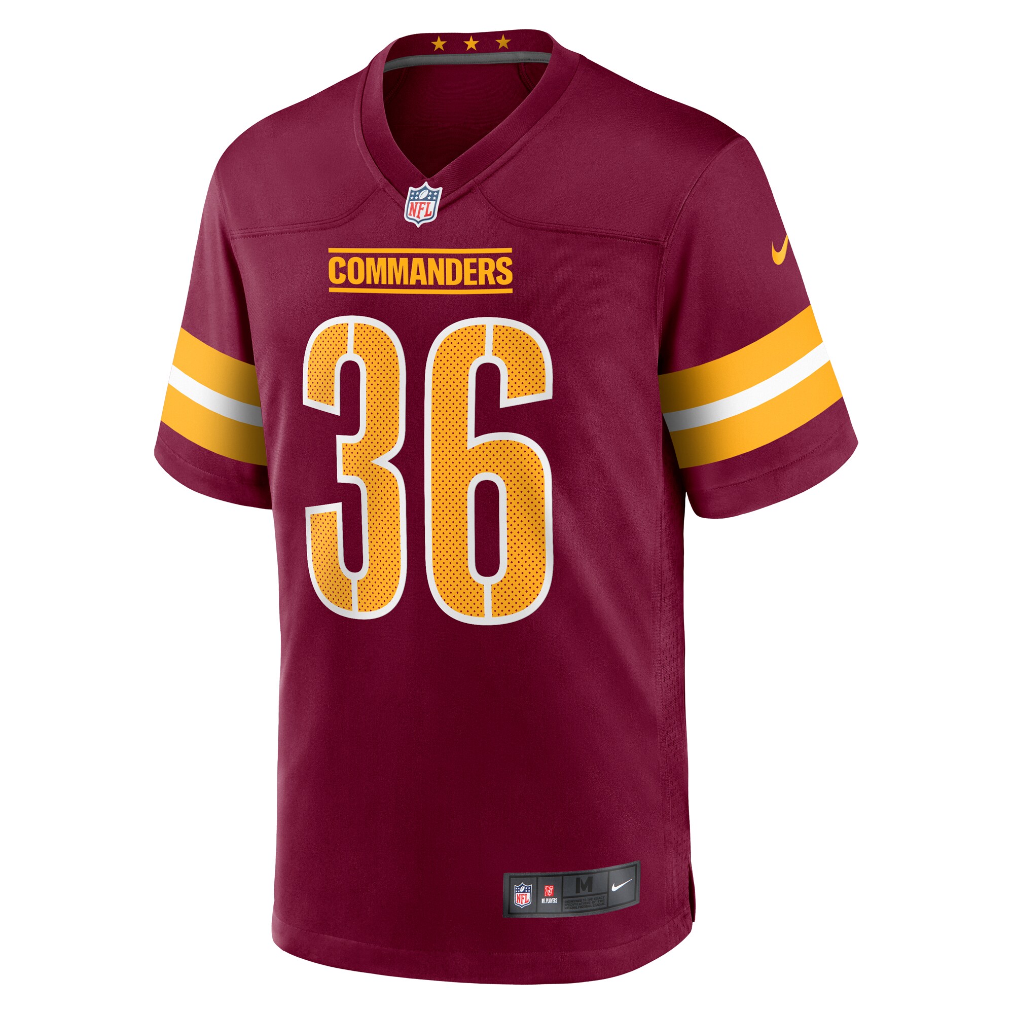 Danny Johnson Washington Commanders Nike Game Jersey – Burgundy - Image 2