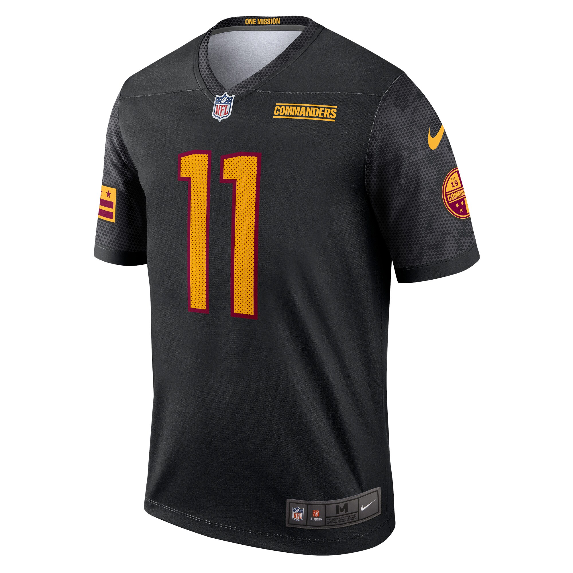 Carson Wentz Washington Commanders Nike Alternate Legend Jersey – Black - Image 2