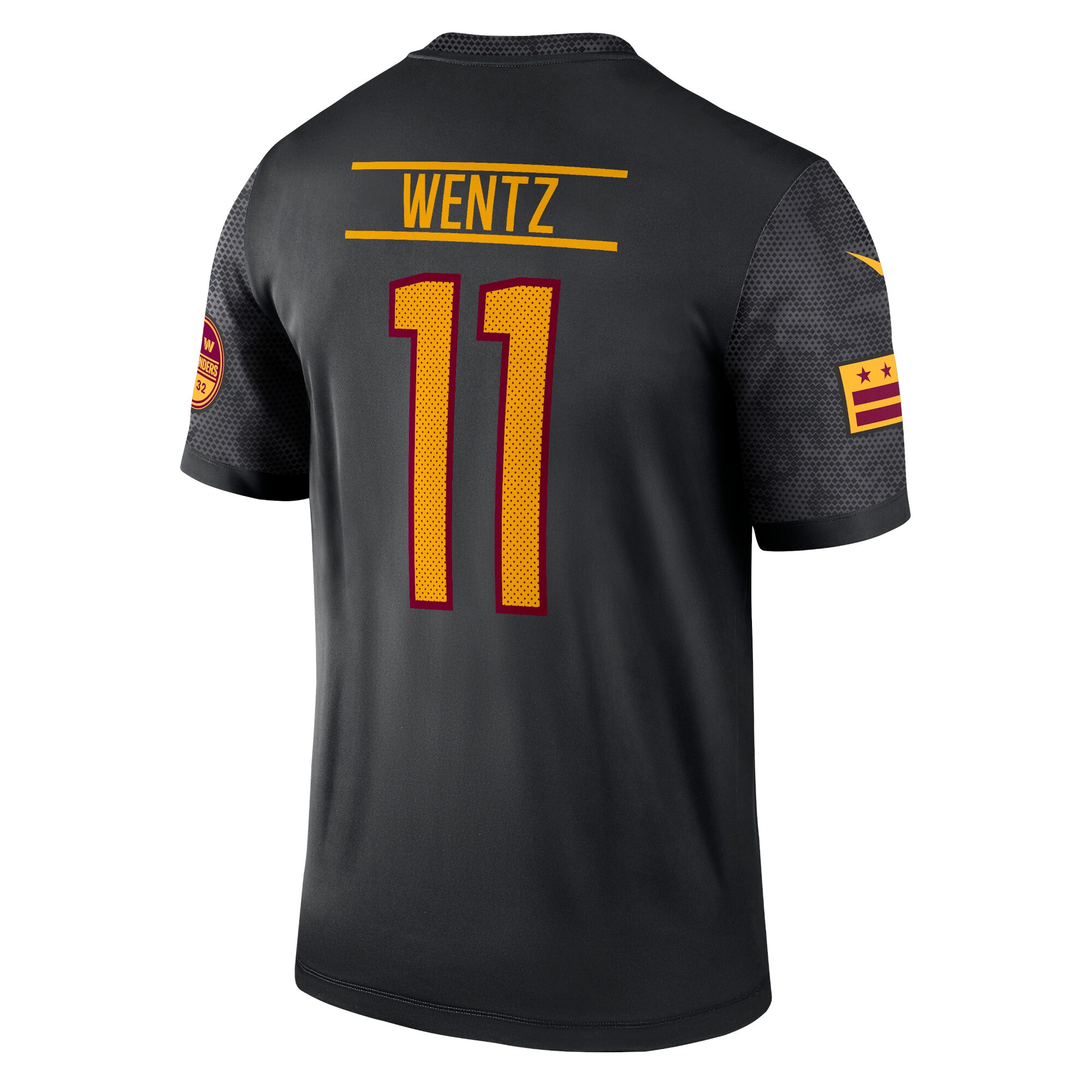 Carson Wentz Washington Commanders Nike Alternate Legend Jersey – Black - Image 3