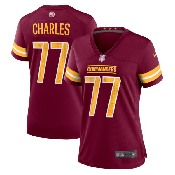Saahdiq Charles Washington Commanders Nike Women’s Game Jersey – Burgundy