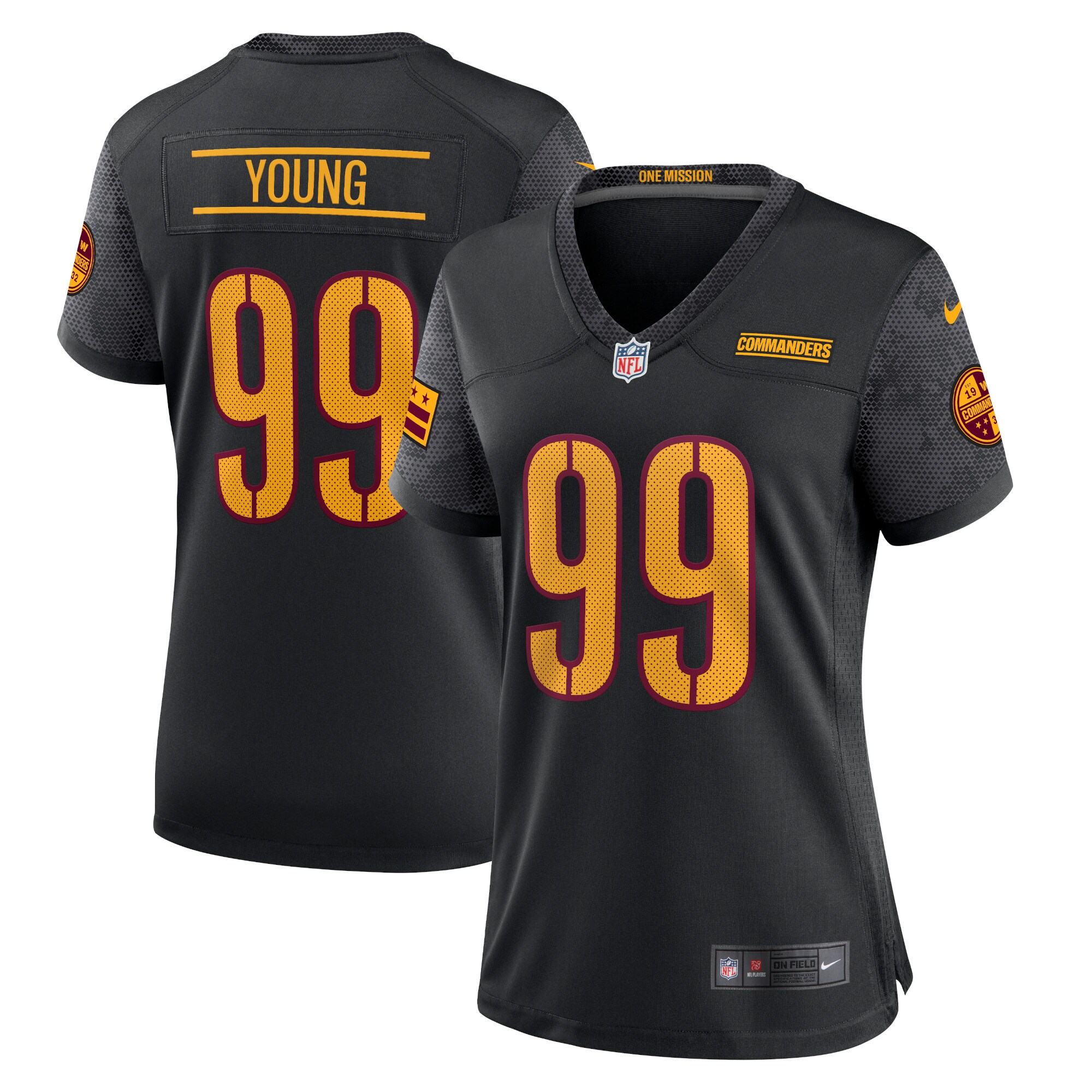 Chase Young Washington Commanders Nike Women’s Player Jersey – Black
