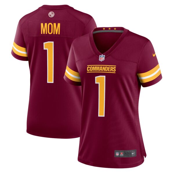 Number 1 Mom Washington Commanders Nike Women’s Game Jersey – Burgundy