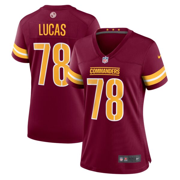 Cornelius Lucas Washington Commanders Nike Women’s Game Jersey – Burgundy
