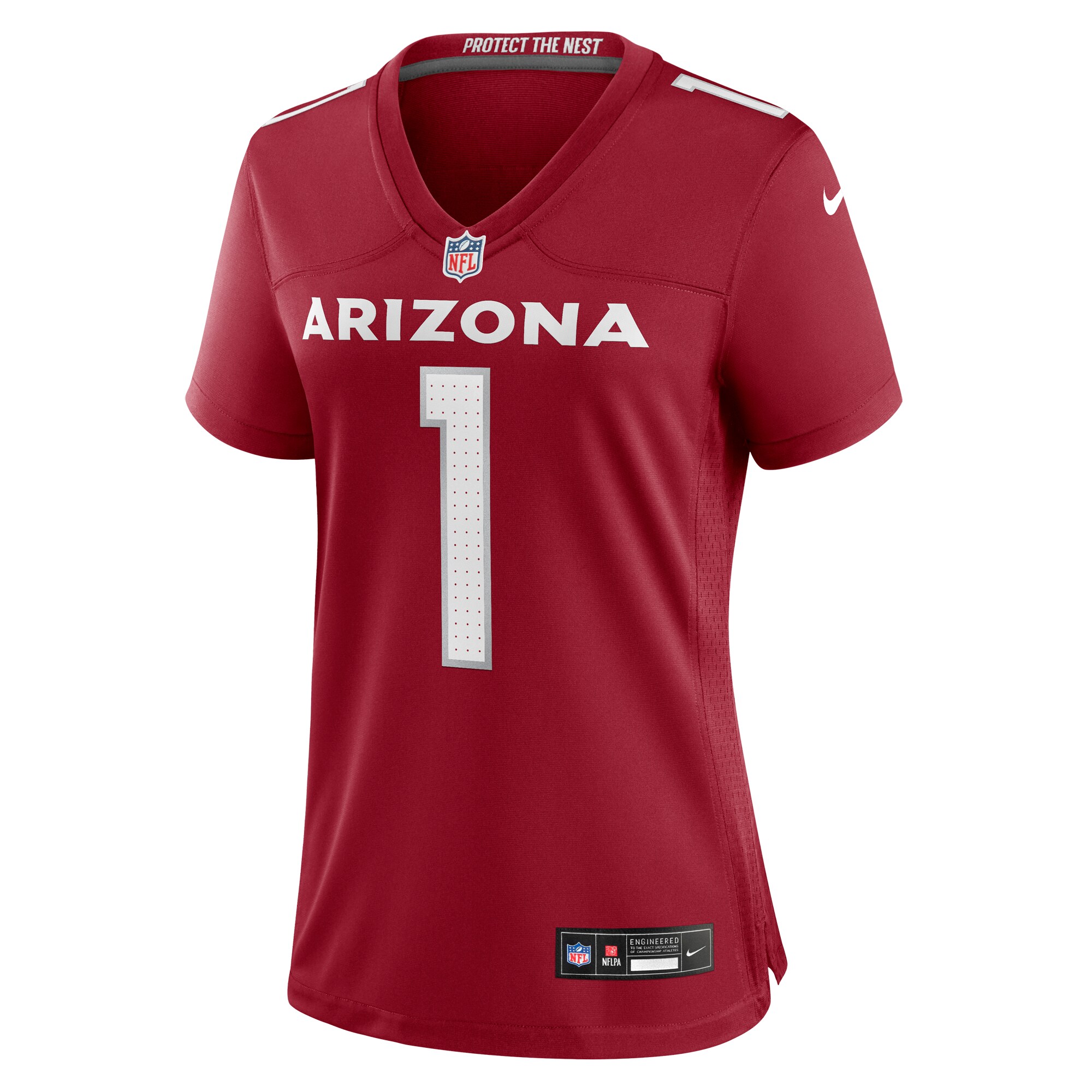 Number 1 Mom Arizona Cardinals Nike Women’s Game Jersey – Cardinal - Image 2