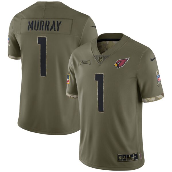 Kyler Murray Arizona Cardinals Nike 2022 Salute To Service Limited Jersey – Olive
