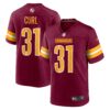 Kamren Curl Washington Commanders Nike Player Game Jersey – Burgundy