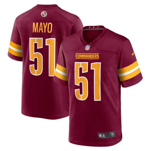 David Mayo Washington Commanders Nike Game Player Jersey – Burgundy