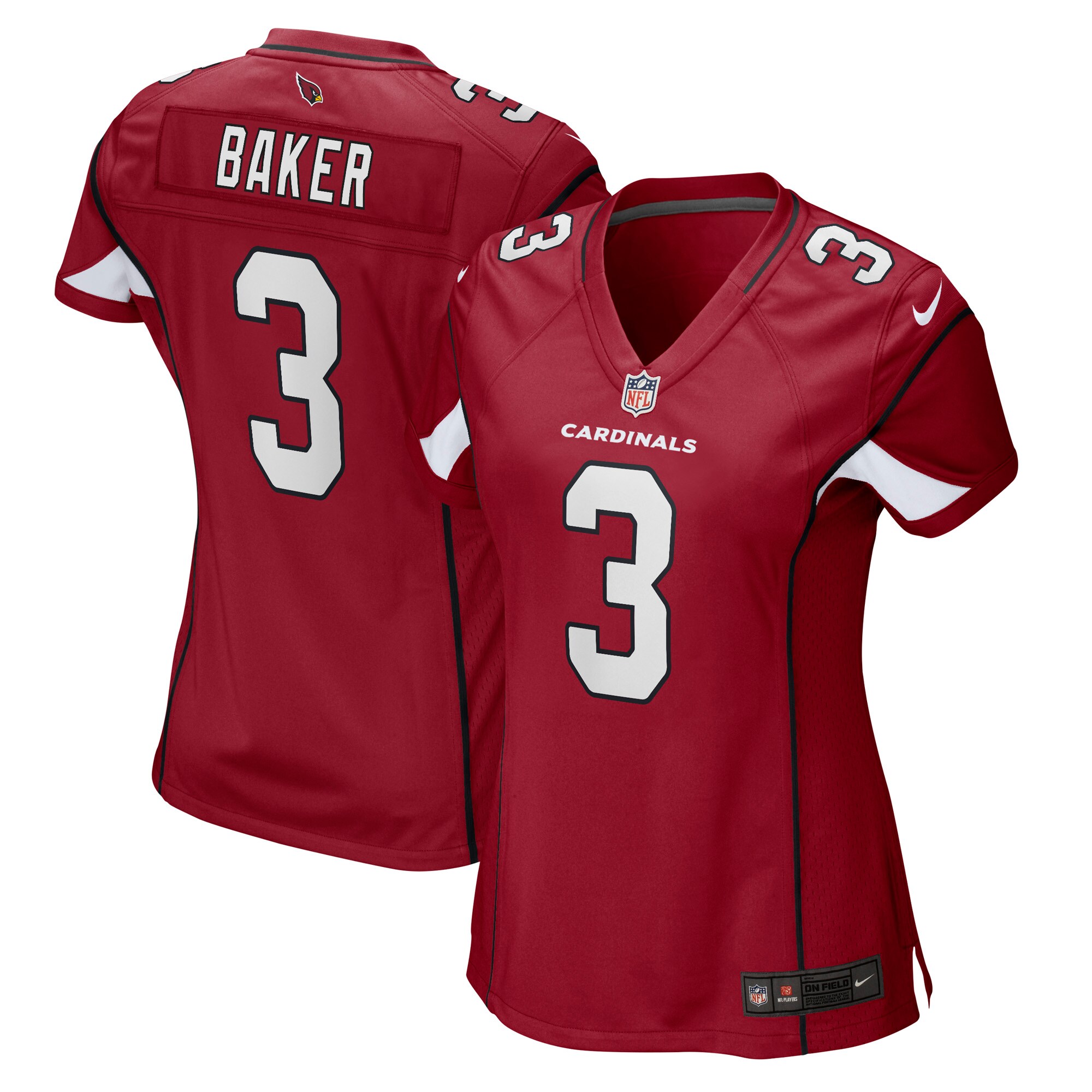 Budda Baker Arizona Cardinals Nike Women’s Game Jersey – Cardinal