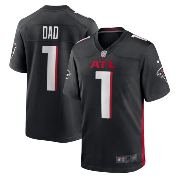 Number 1 Dad Atlanta Falcons Nike Game Jersey – Black