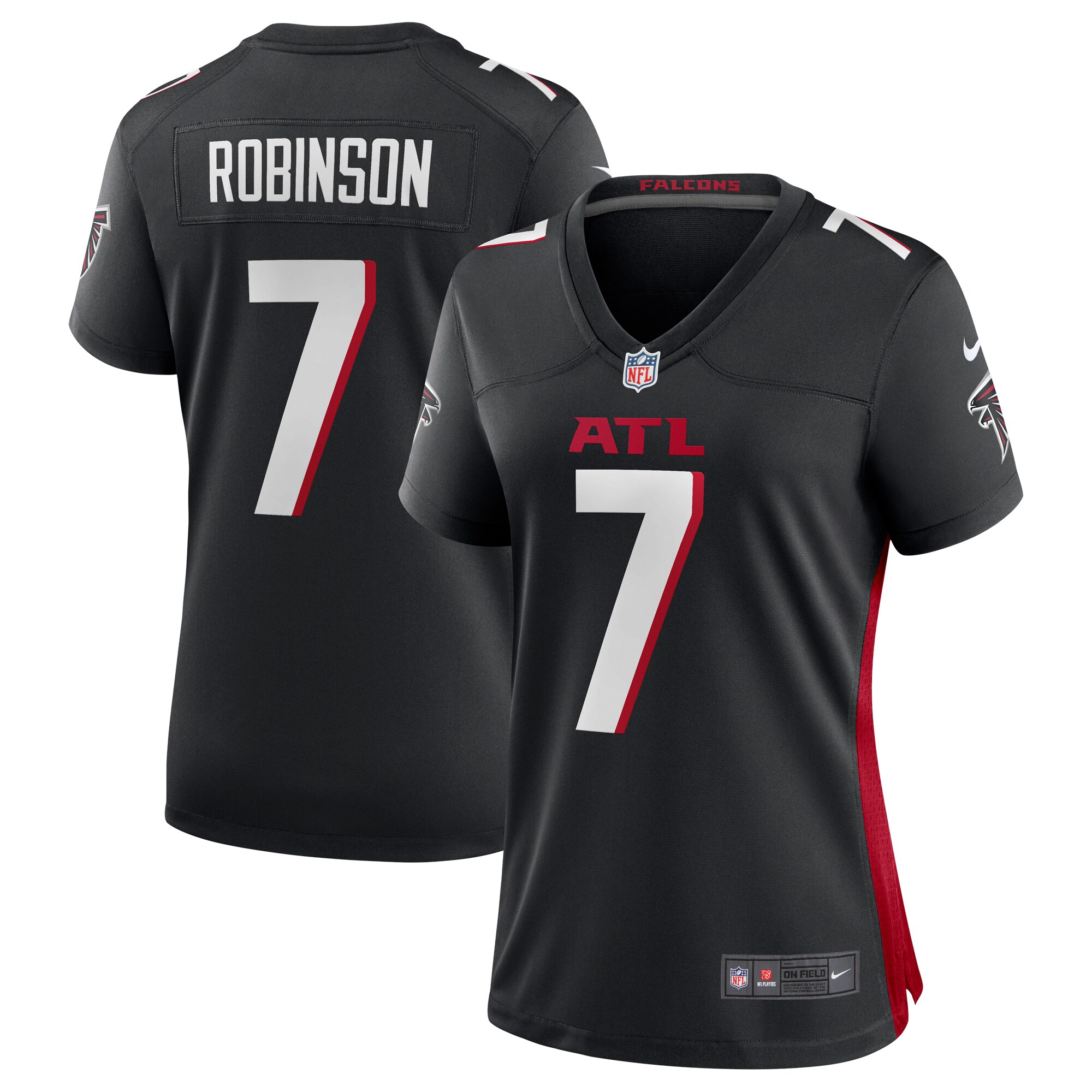 Bijan Robinson Atlanta Falcons Nike Women’s Player Jersey – Black