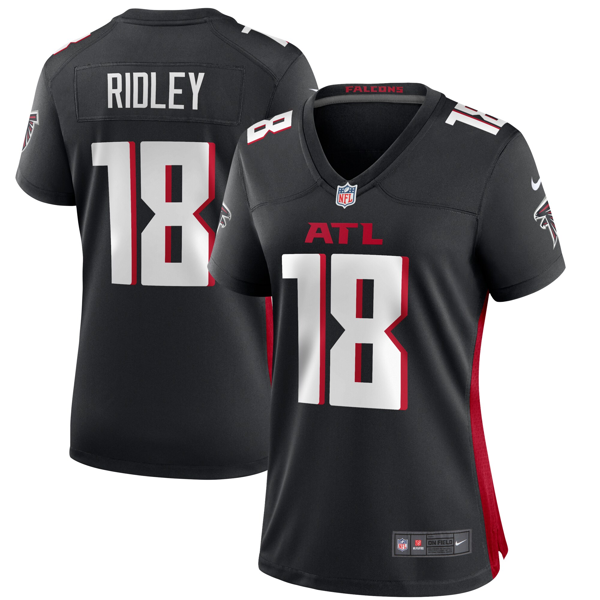 Calvin Ridley Atlanta Falcons Nike Women’s Game Player Jersey – Black