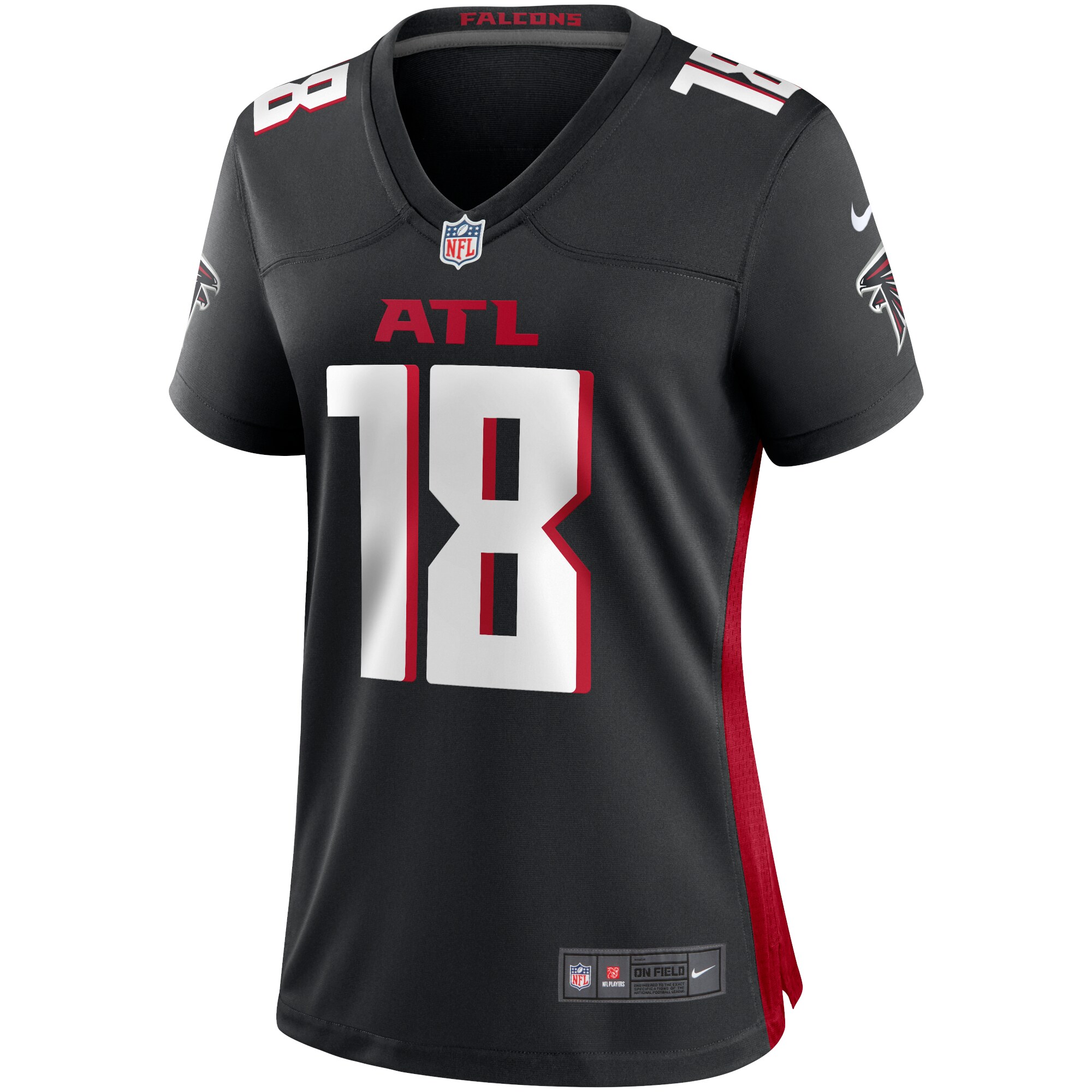 Calvin Ridley Atlanta Falcons Nike Women’s Game Player Jersey – Black - Image 2