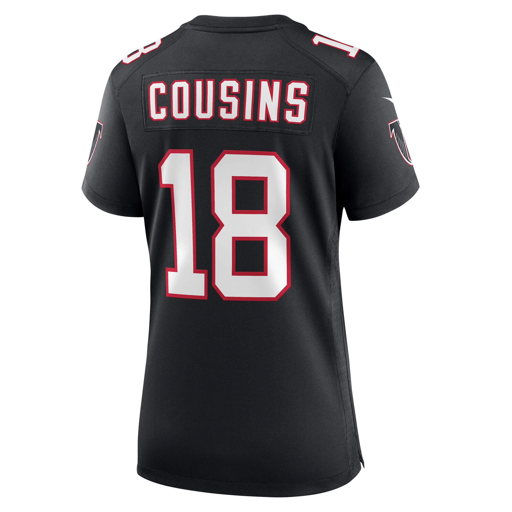 Kirk Cousins Atlanta Falcons Nike Women’s Alternate Game Jersey – Black - Image 3