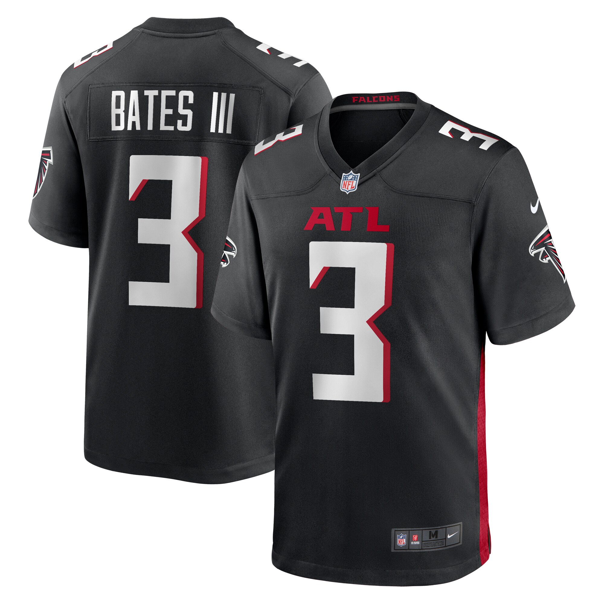Jessie Bates III Atlanta Falcons Nike Game Player Jersey – Black