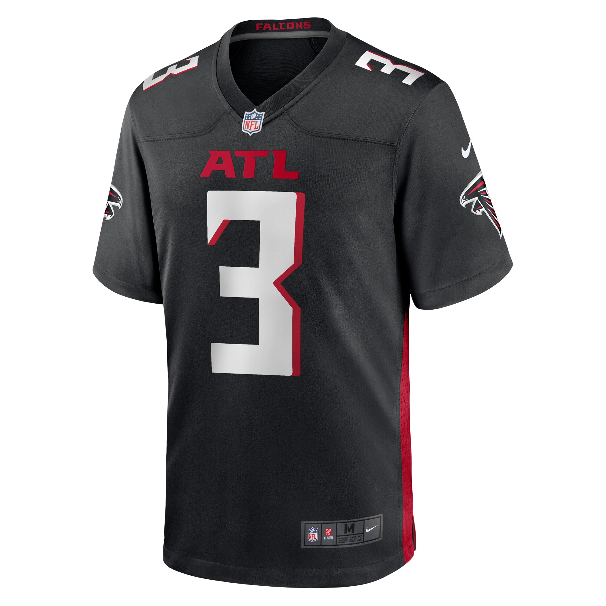 Jessie Bates III Atlanta Falcons Nike Game Player Jersey – Black - Image 2