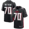 Jake Matthews Atlanta Falcons Nike Game Jersey – Black