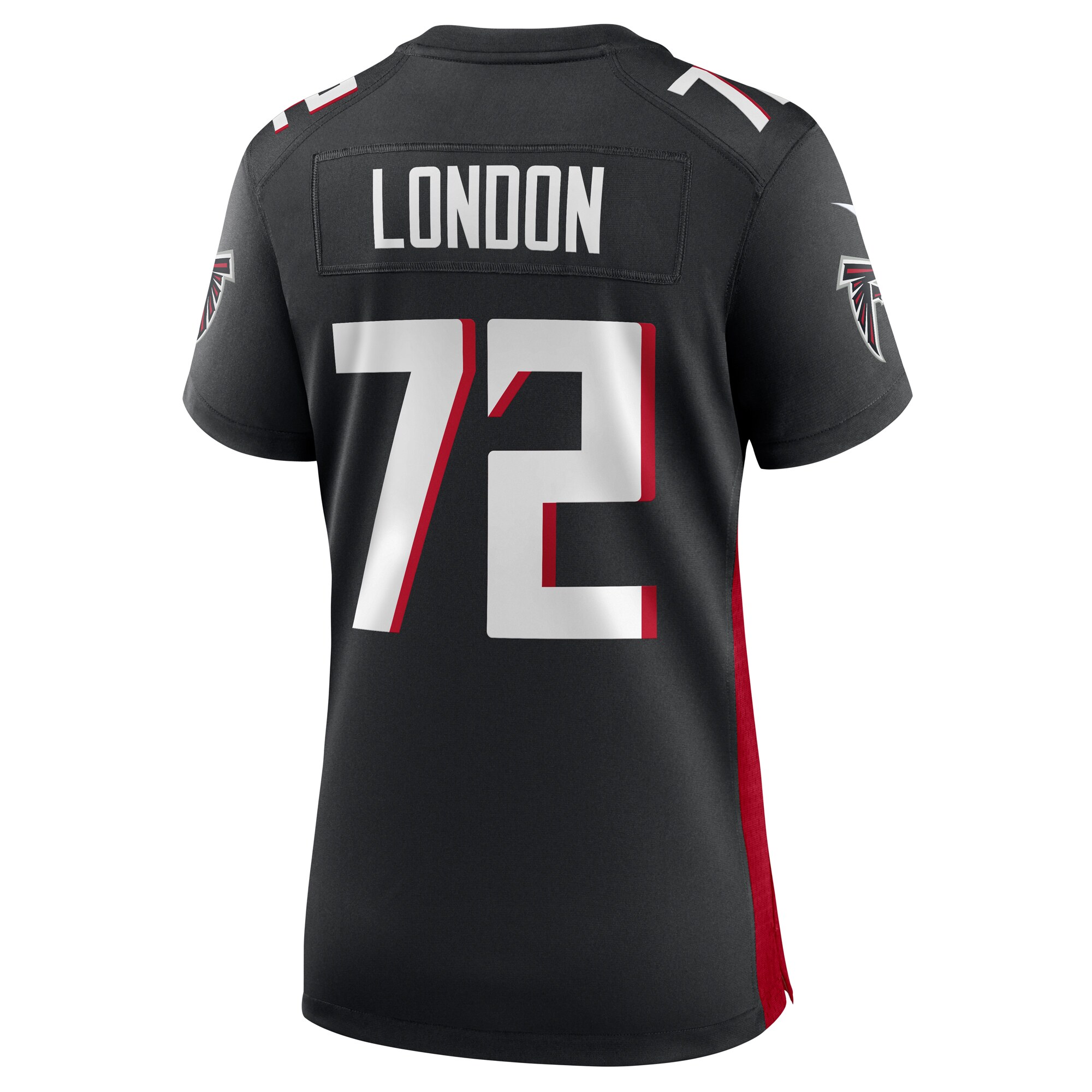 LaCale London Atlanta Falcons Nike Women’s Game Jersey – Black - Image 3