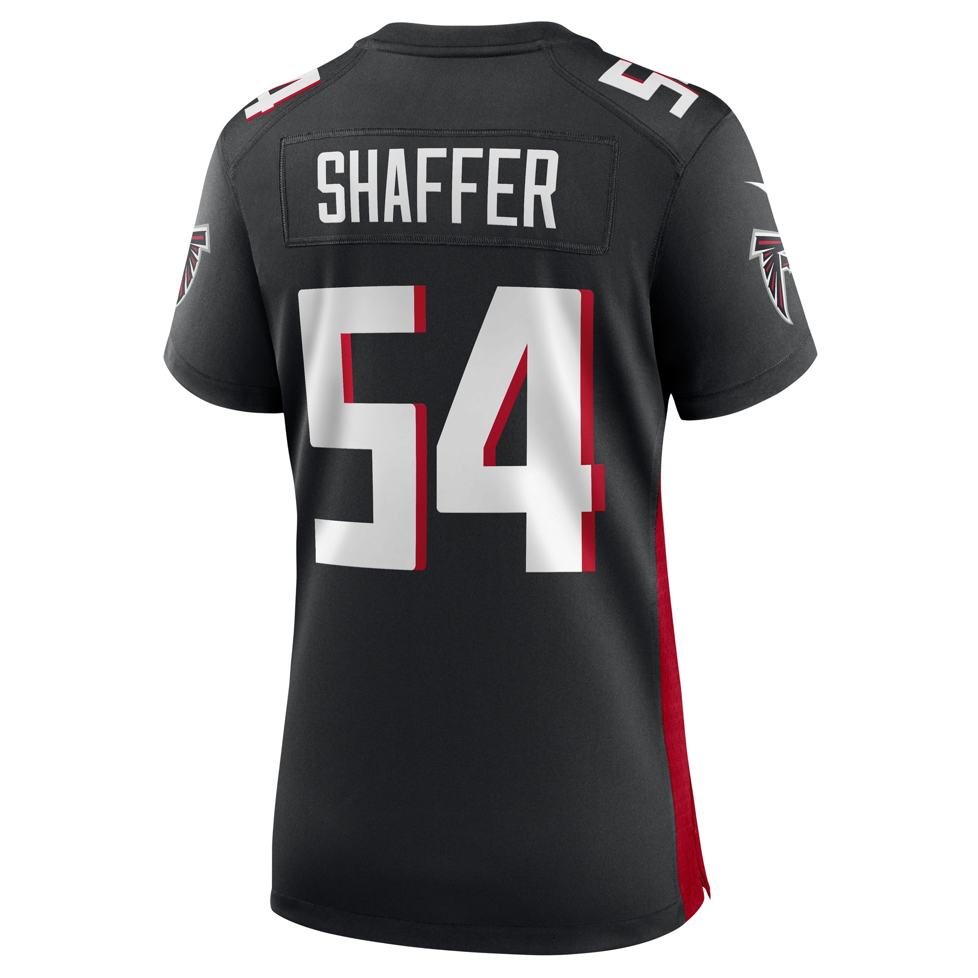Justin Shaffer Atlanta Falcons Nike Women’s Game Jersey – Black - Image 3