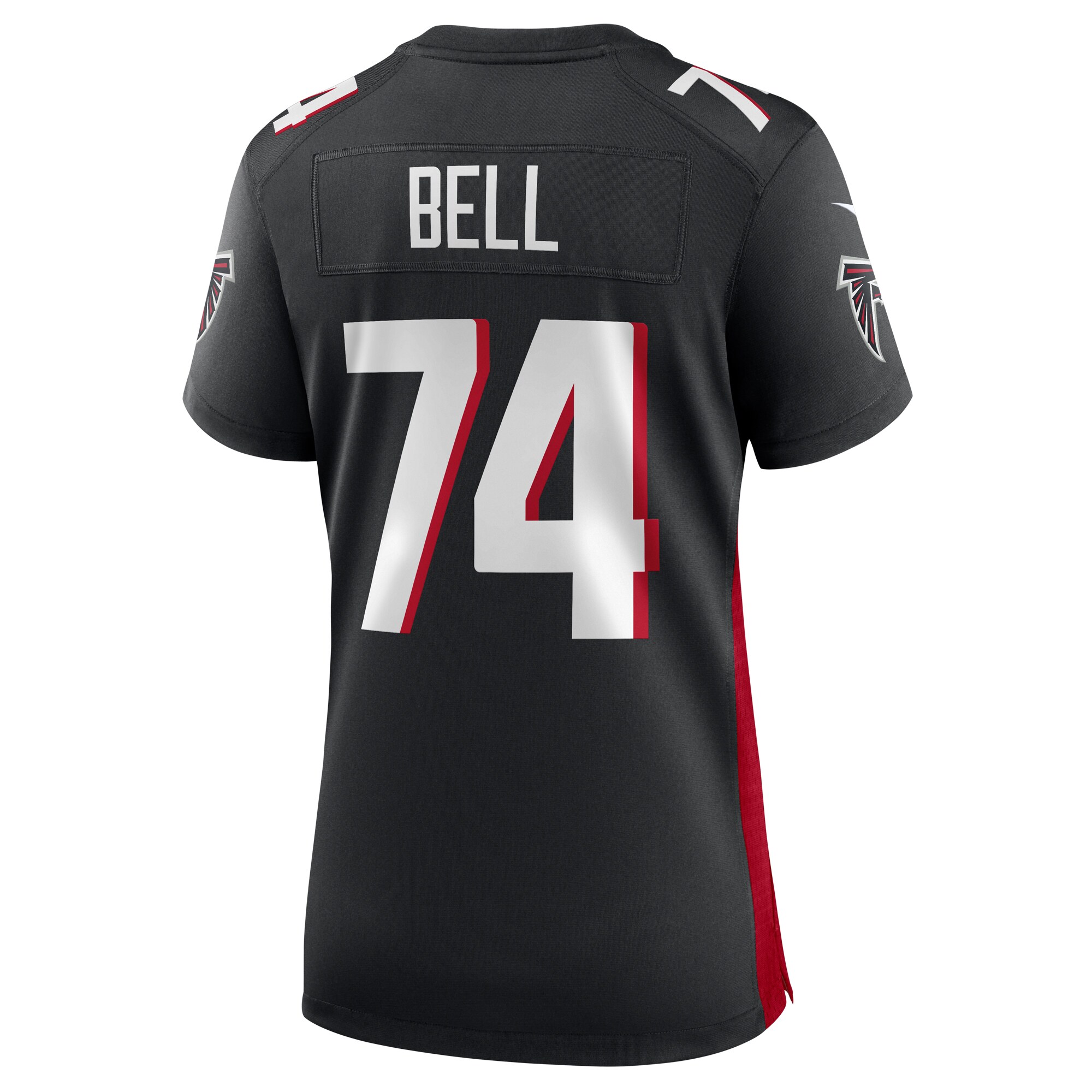 Travis Bell Atlanta Falcons Nike Women’s Team Game Jersey – Black - Image 3