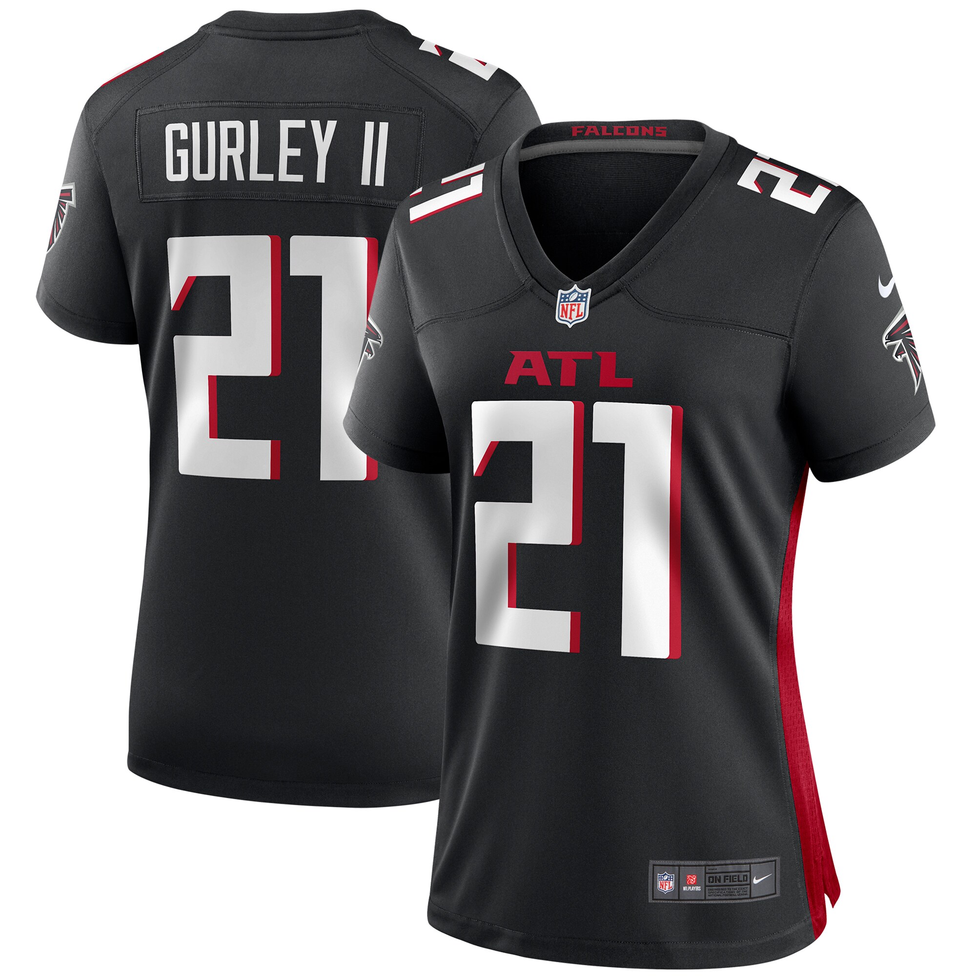 Todd Gurley II Atlanta Falcons Nike Women’s Player Game Jersey – Black