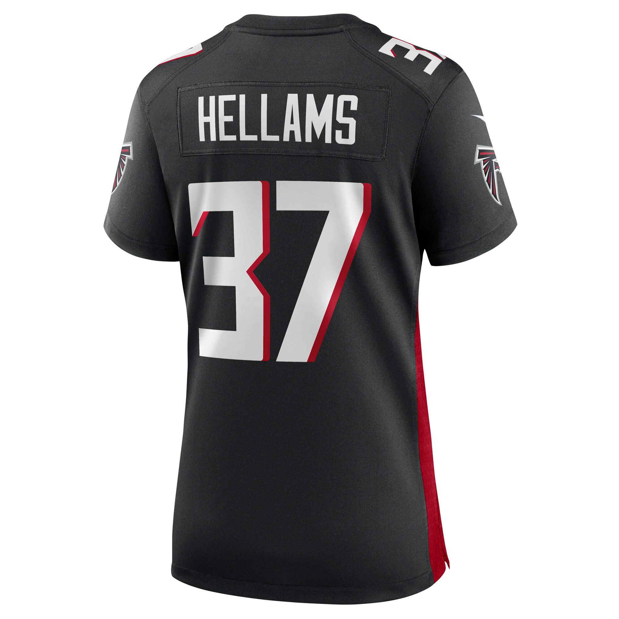DeMarcco Hellams Atlanta Falcons Nike Women’s Team Game Jersey – Black - Image 3