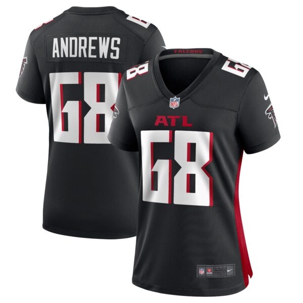 Josh Andrews Atlanta Falcons Nike Women’s Game Player Jersey – Black