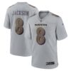 Lamar Jackson Baltimore Ravens Nike Atmosphere Fashion Game Jersey – Gray