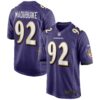 Justin Madubuike Baltimore Ravens Nike Game Player Jersey – Purple