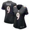 Justin Tucker Baltimore Ravens Nike Women’s Game Jersey – Black