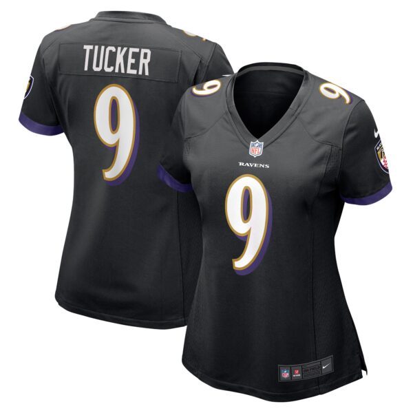 Justin Tucker Baltimore Ravens Nike Women’s Game Jersey – Black