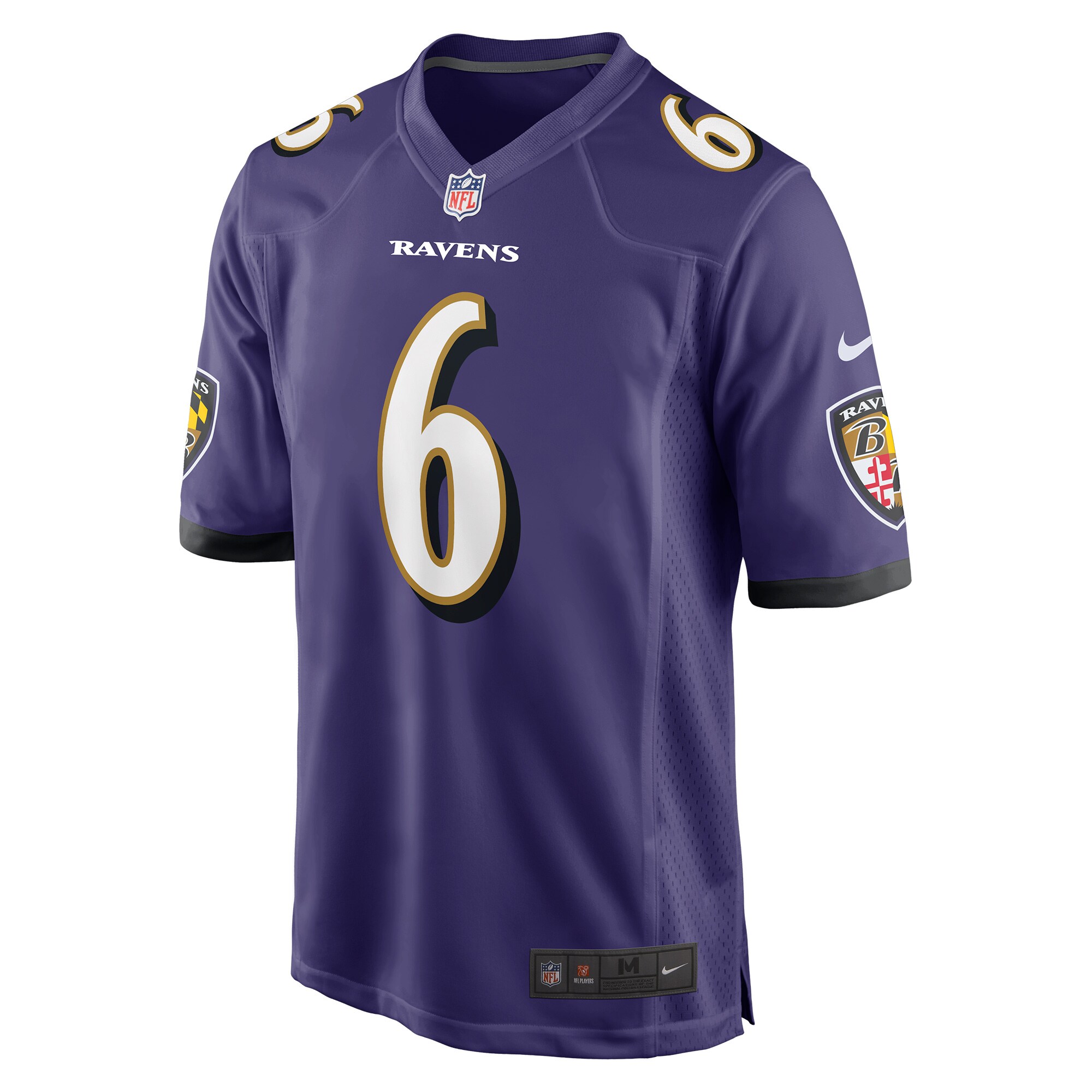 Patrick Queen Baltimore Ravens Nike Game Player Jersey – Purple - Image 2