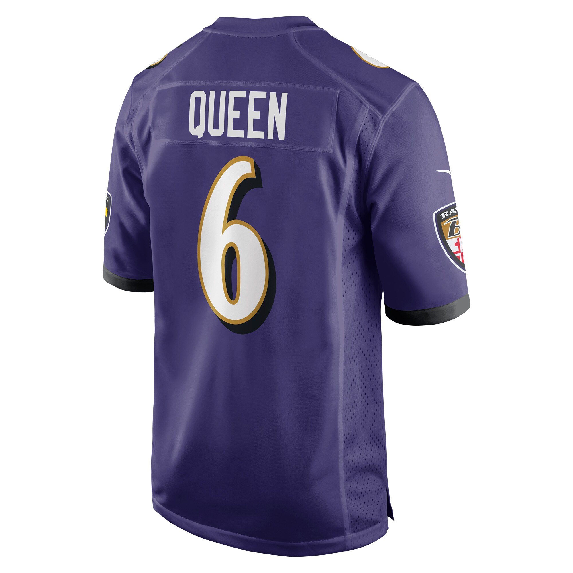 Patrick Queen Baltimore Ravens Nike Game Player Jersey – Purple - Image 3
