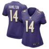 Kyle Hamilton Baltimore Ravens Nike Women’s Player Game Jersey – Purple