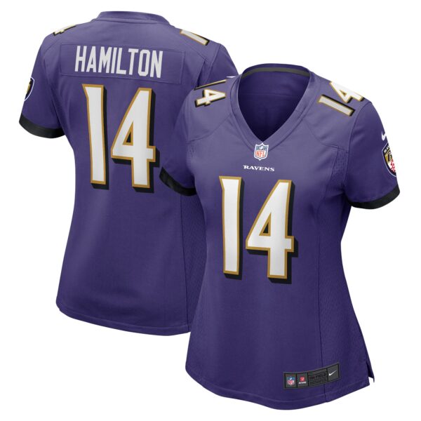 Kyle Hamilton Baltimore Ravens Nike Women’s Player Game Jersey – Purple