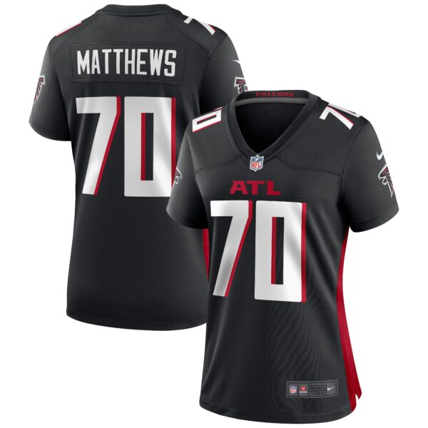 Jake Matthews Atlanta Falcons Nike Women’s Game Jersey – Black