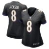 Lamar Jackson Baltimore Ravens Nike Women’s Alternate Game Jersey – Black