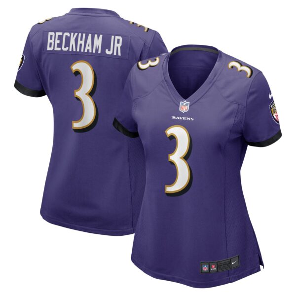 Odell Beckham Jr. Baltimore Ravens Nike Women’s Game Jersey – Purple